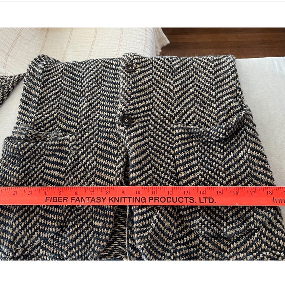 45R 45rpm 100% Linen Heavy Knit Unstructured Blazer or Cardigan - Unisex XS/S - Picture 12 of 16